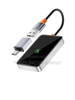 Wiwu Wi-Cp001 Wireless Carplay Adapter, Grey, Usb+Lightning+Type-C