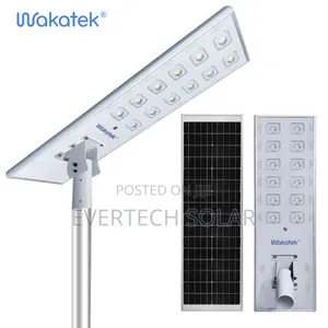 Wakatek 100watts All In One 12 Eyes Solar Street Light