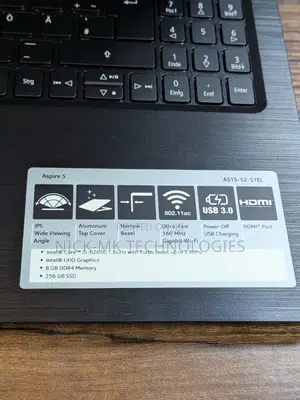 Laptop Acer Aspire A515-52 8GB Intel Core I5 SSD 256GB