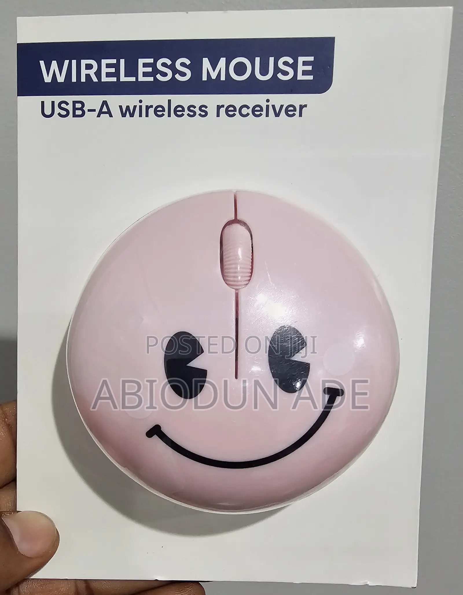Vivitar Wireless Mouse (Smiley Light Pink Mice)
