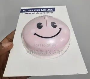 Vivitar Wireless Mouse (Smiley Light Pink Mice)