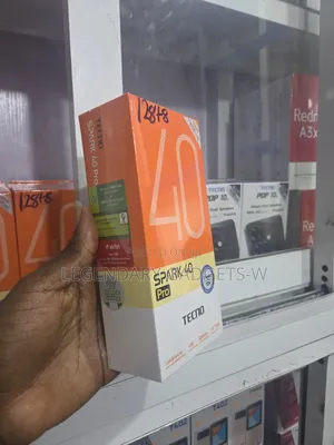 New Tecno Spark 40 Pro 128 GB Black