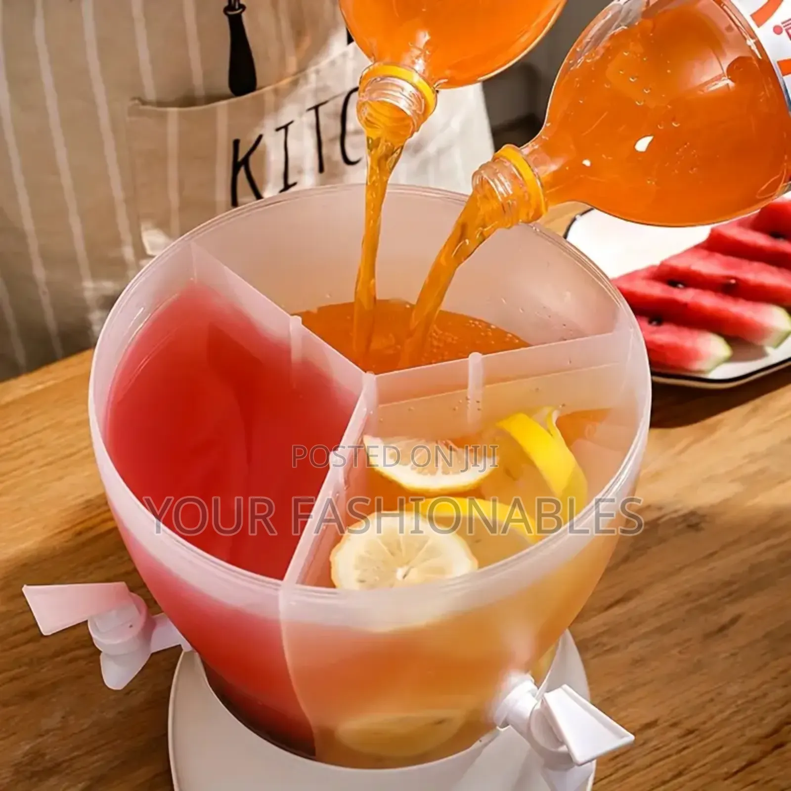 Rotating 3 Tank Drinks Dispenser Beverage Dispenser