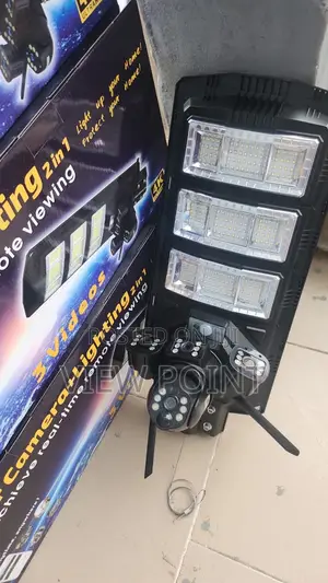 Dual Lens Solar Ptz Rotational Camera With Smart Alarm