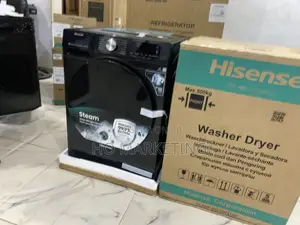 Hisense 10.5kg/6kg Front Load Washer Dryer– Steam Wash, Smart Inverter