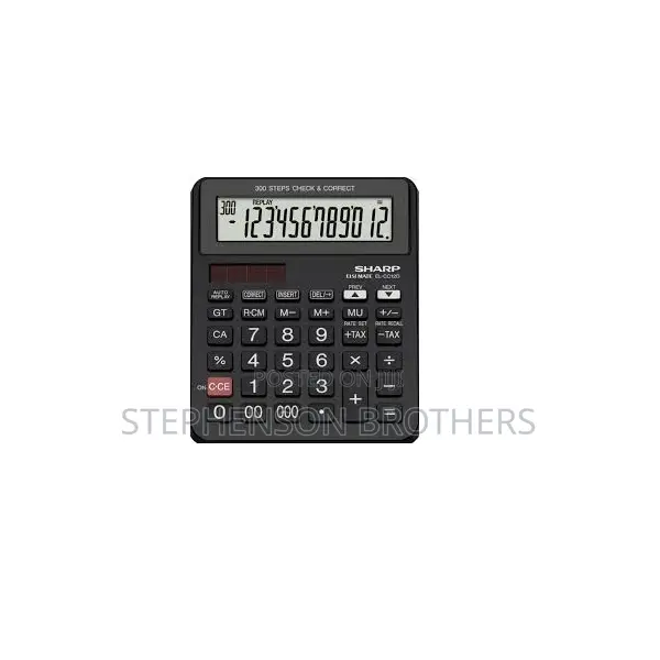 Sharp El-Cc12d Checkcorrect Desk Calculator