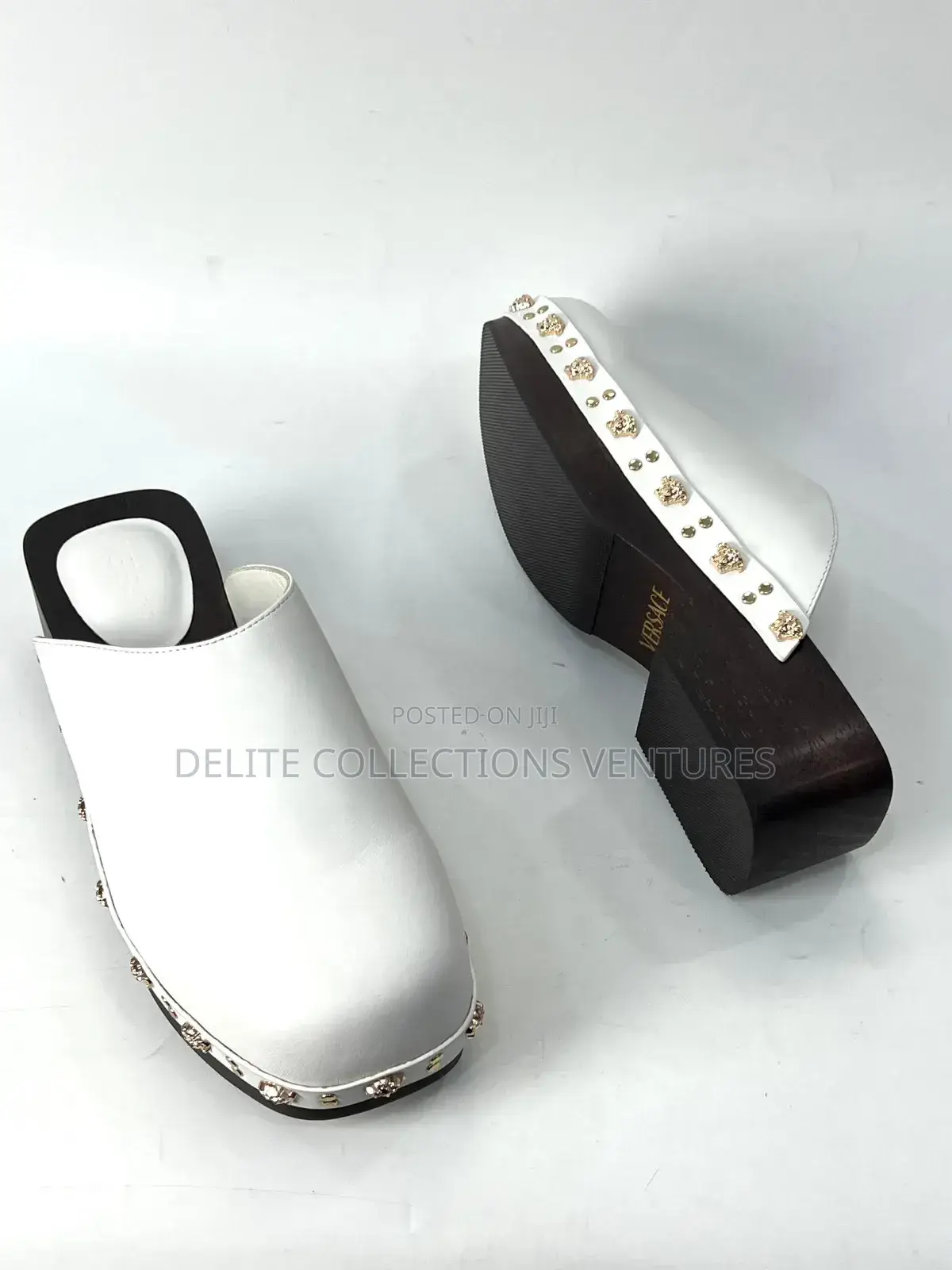 Original Versace Wooden Clogs