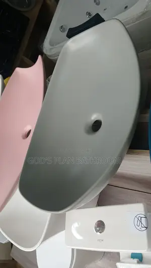 Ash Color Counter Basin Shapeless