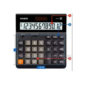 Casio Mh-16-Bk 16-Digit Desktop Calculator, Black