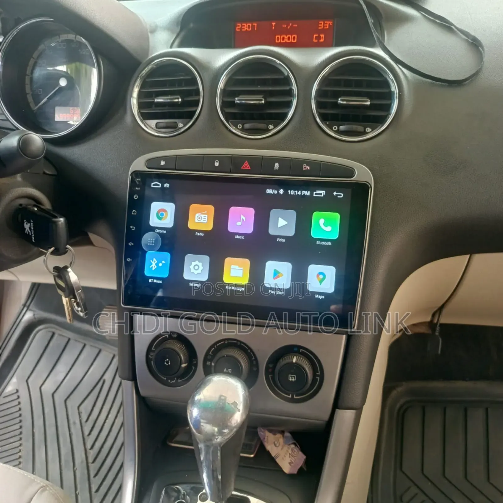 Peugeot 308/408 Android Screen With Reverse Camera and GPS in Apo