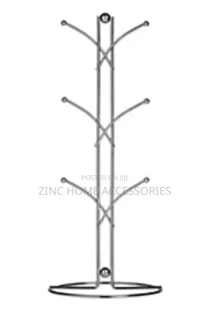 Chrome Wire Mug Tree