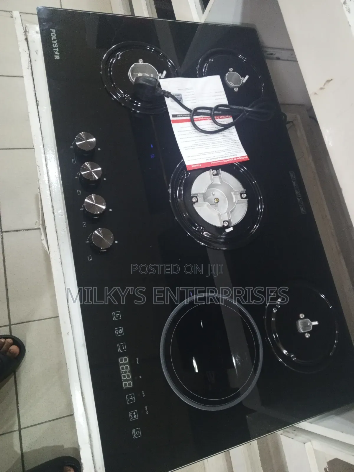 Polystar 4 Gas 1 Electric Cooker