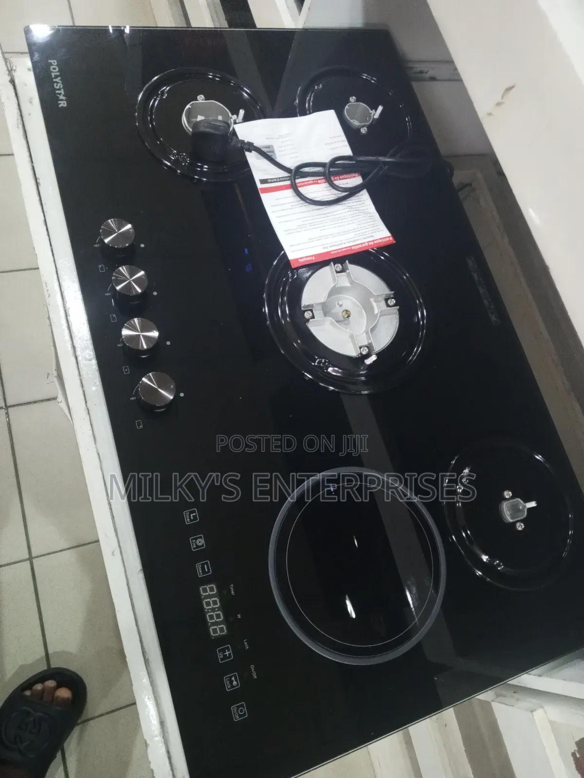 Polystar 4 Gas 1 Electric Cooker