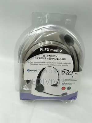 Flex Memo Bluetooth Headset With Recording - Mono ( Wired/Wireless)