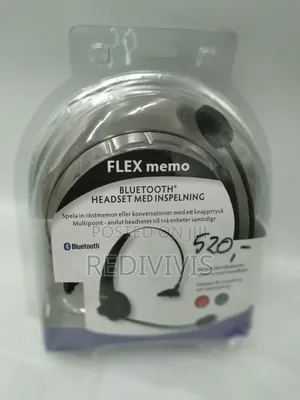 Flex Memo Bluetooth Headset With Recording - Mono ( Wired/Wireless)