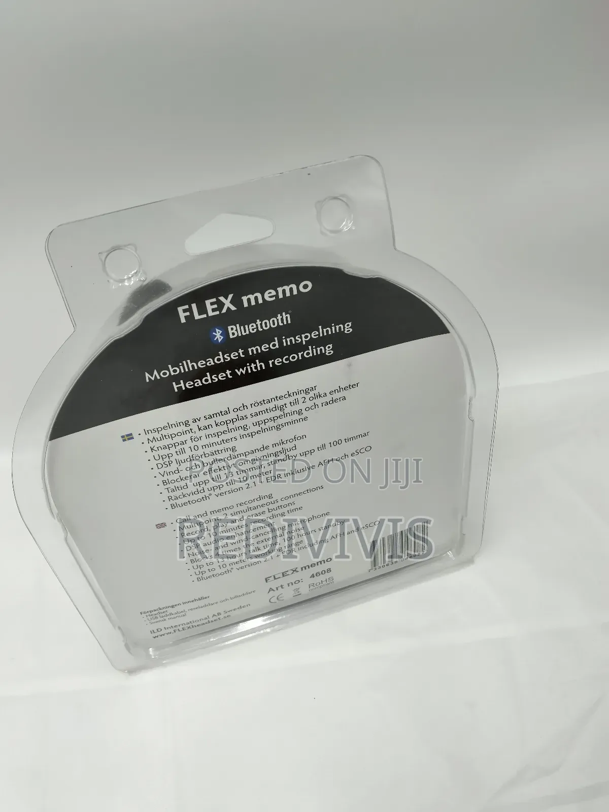Flex Memo Bluetooth Headset With Recording - Mono ( Wired/Wireless)