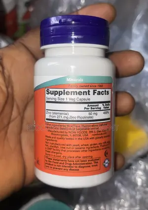 Now Zinc Picolinate 50mg