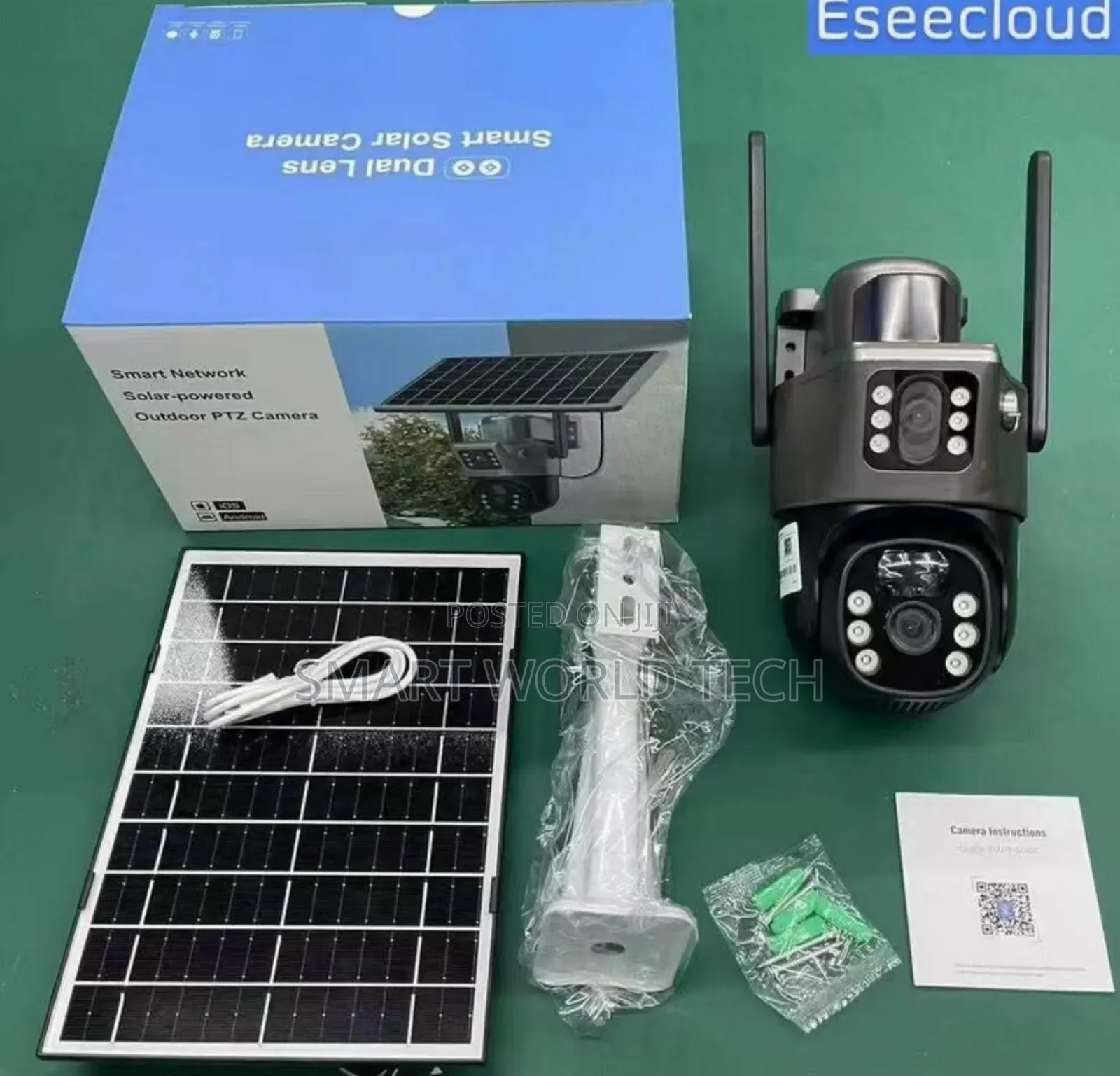Double View PTZ Solar Camera 4g