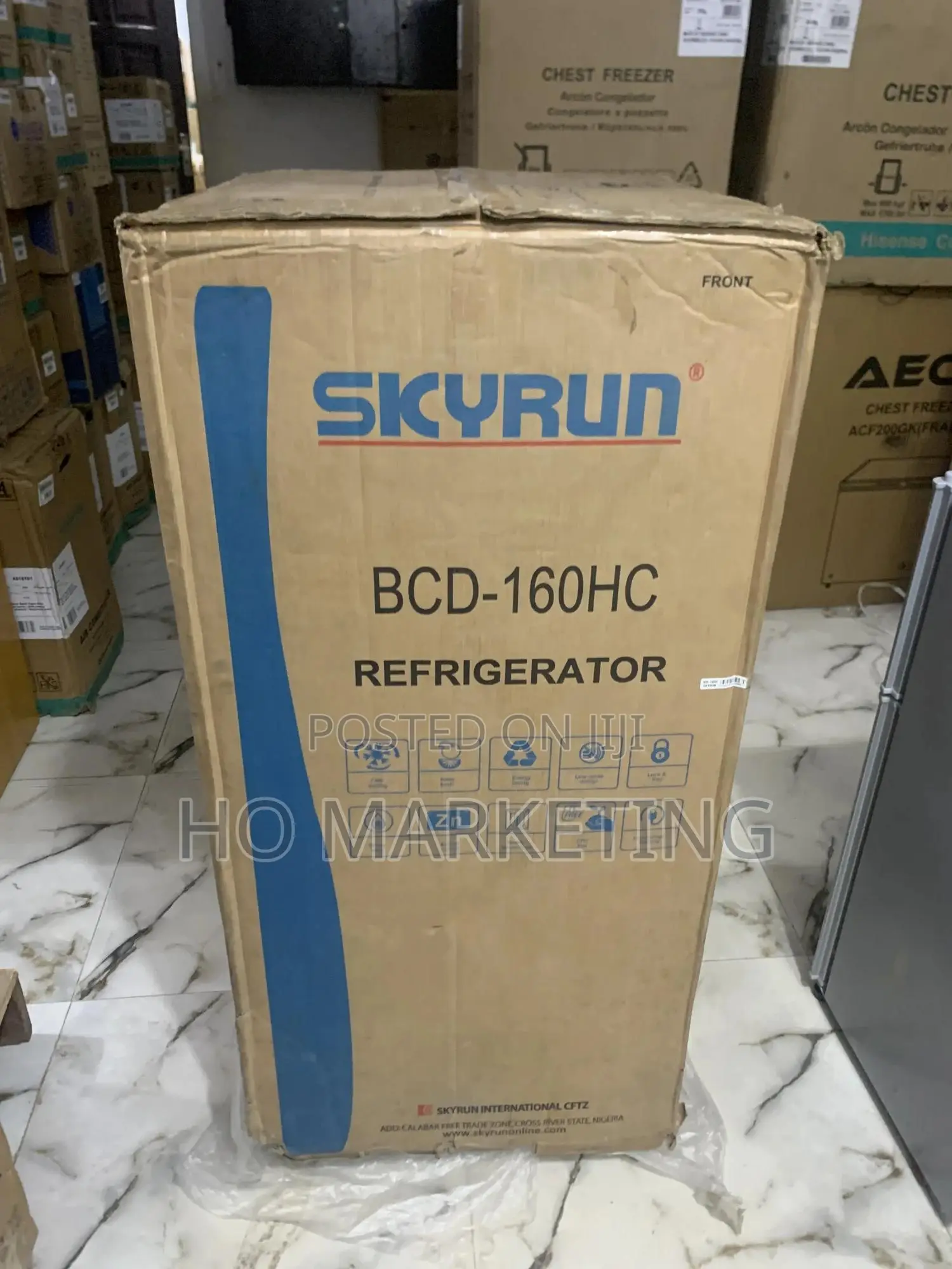 Skyrun 160l Single Door Fridge – BCD-160hc