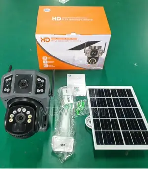 3lens Solar Ptz Rotational Camera With Smart Alarm