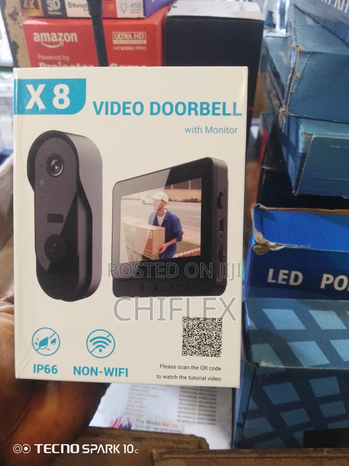 Security Bell With Camera Recording Video