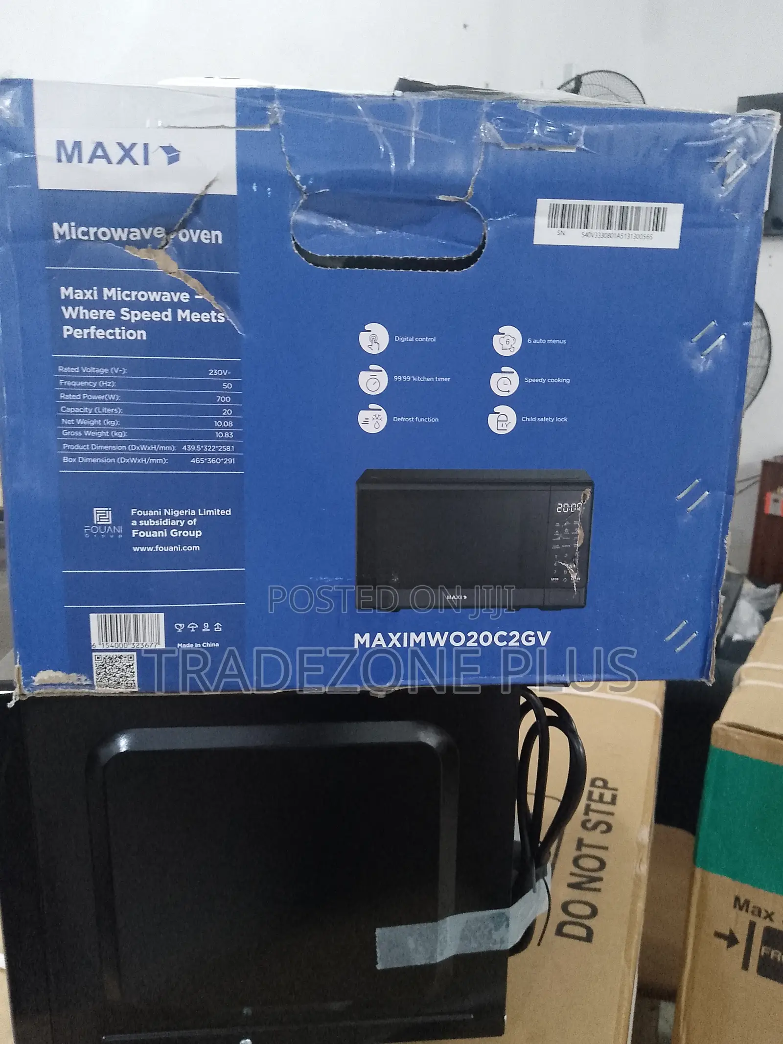 Durable 20l Digital Microwave – Maxi Mw020c2gv