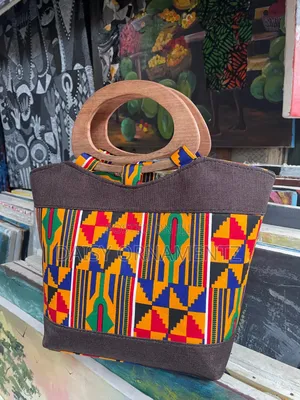 Adrinka Wooden Bag