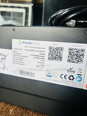 Uf5000 Pylontech 5kwh 51.2v Lithium Battery