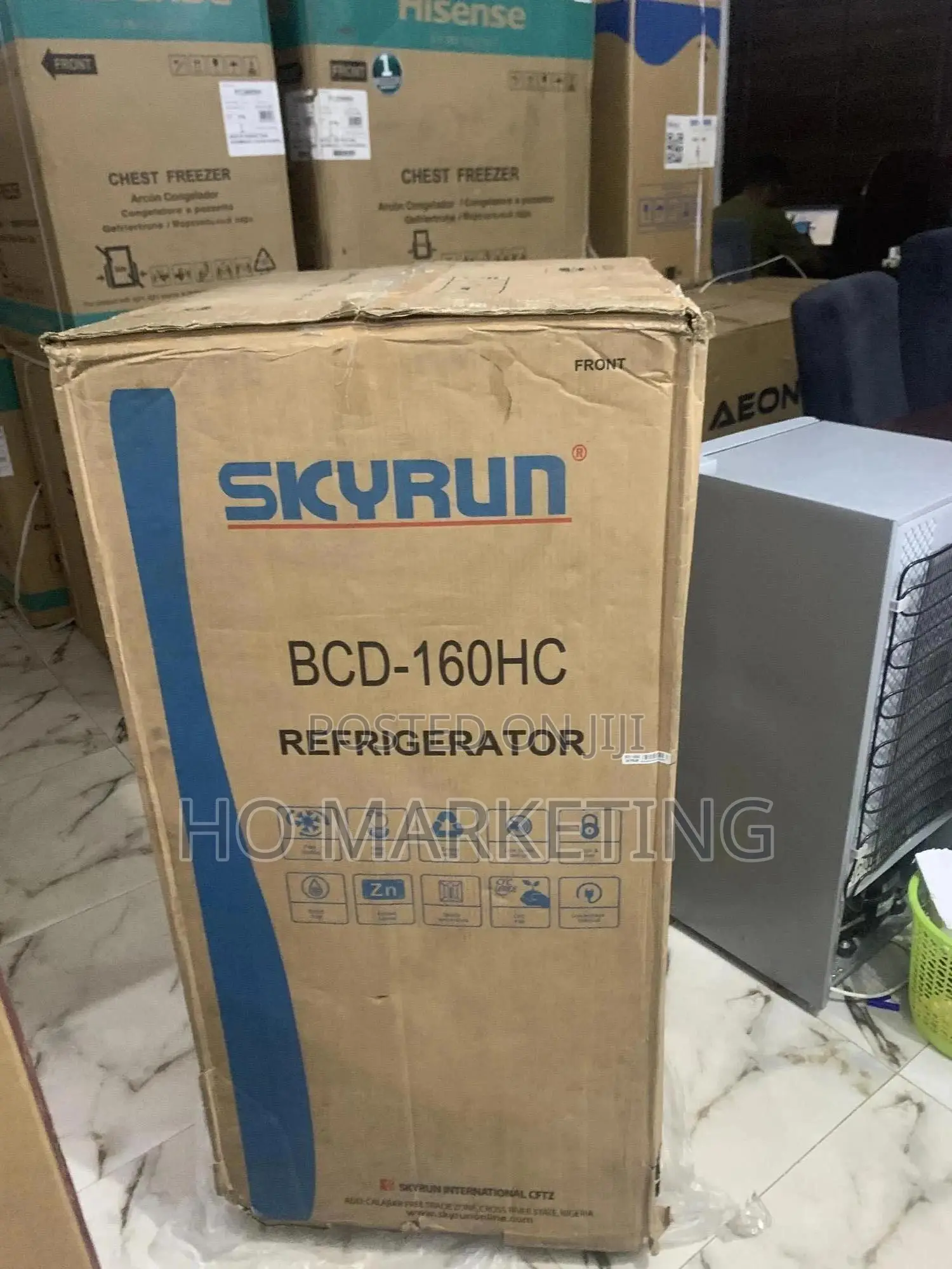 160l Skyrun Fridge – Anti-Rust, Compact Design