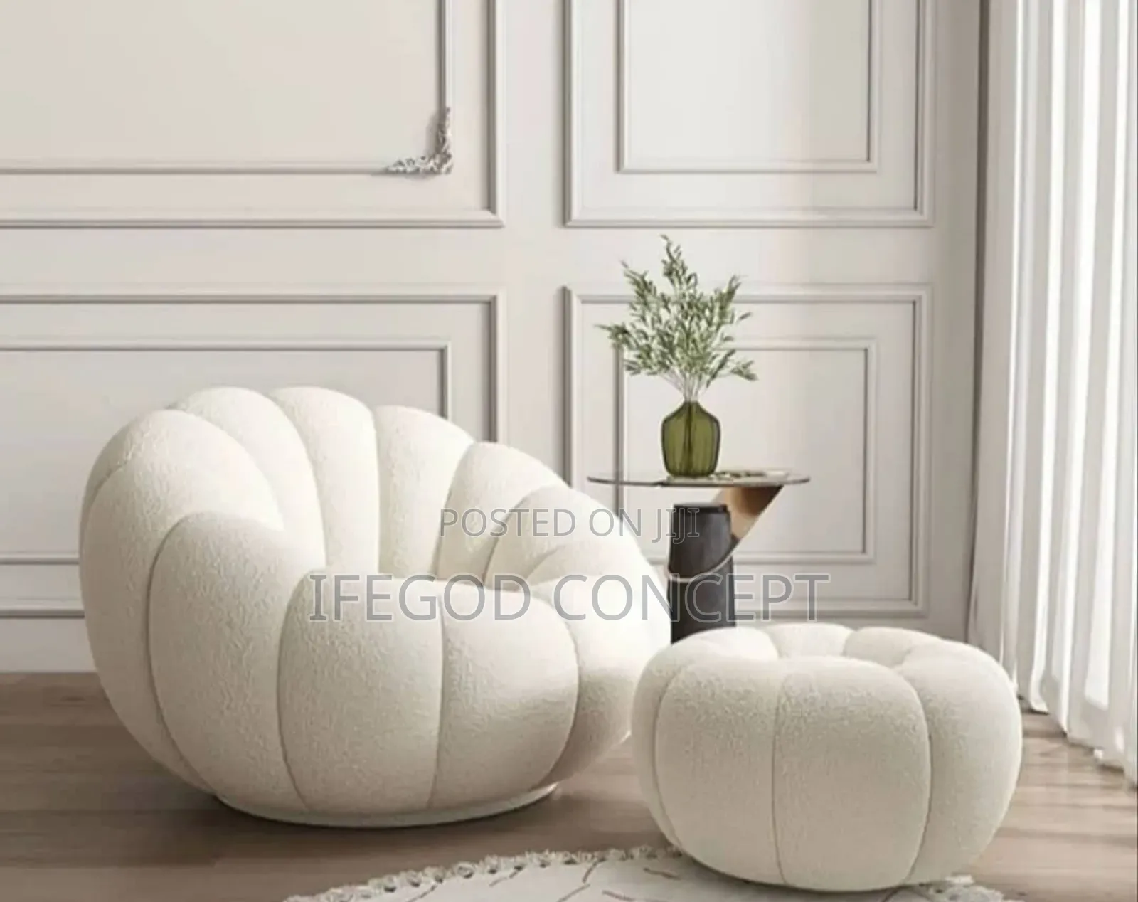 Pumpkin Accent Sofa Chair