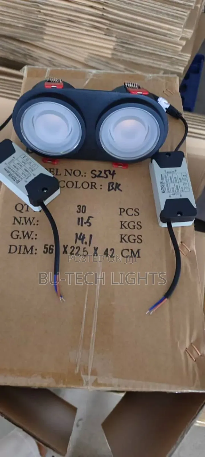 12w + 12w Double-Head Recess Light