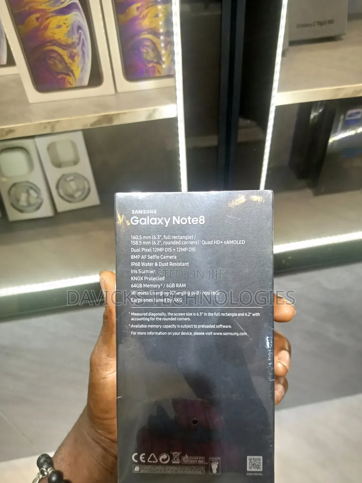New Samsung Galaxy Note 8 64 GB Black in Ikeja Mobile Phones, Davicks