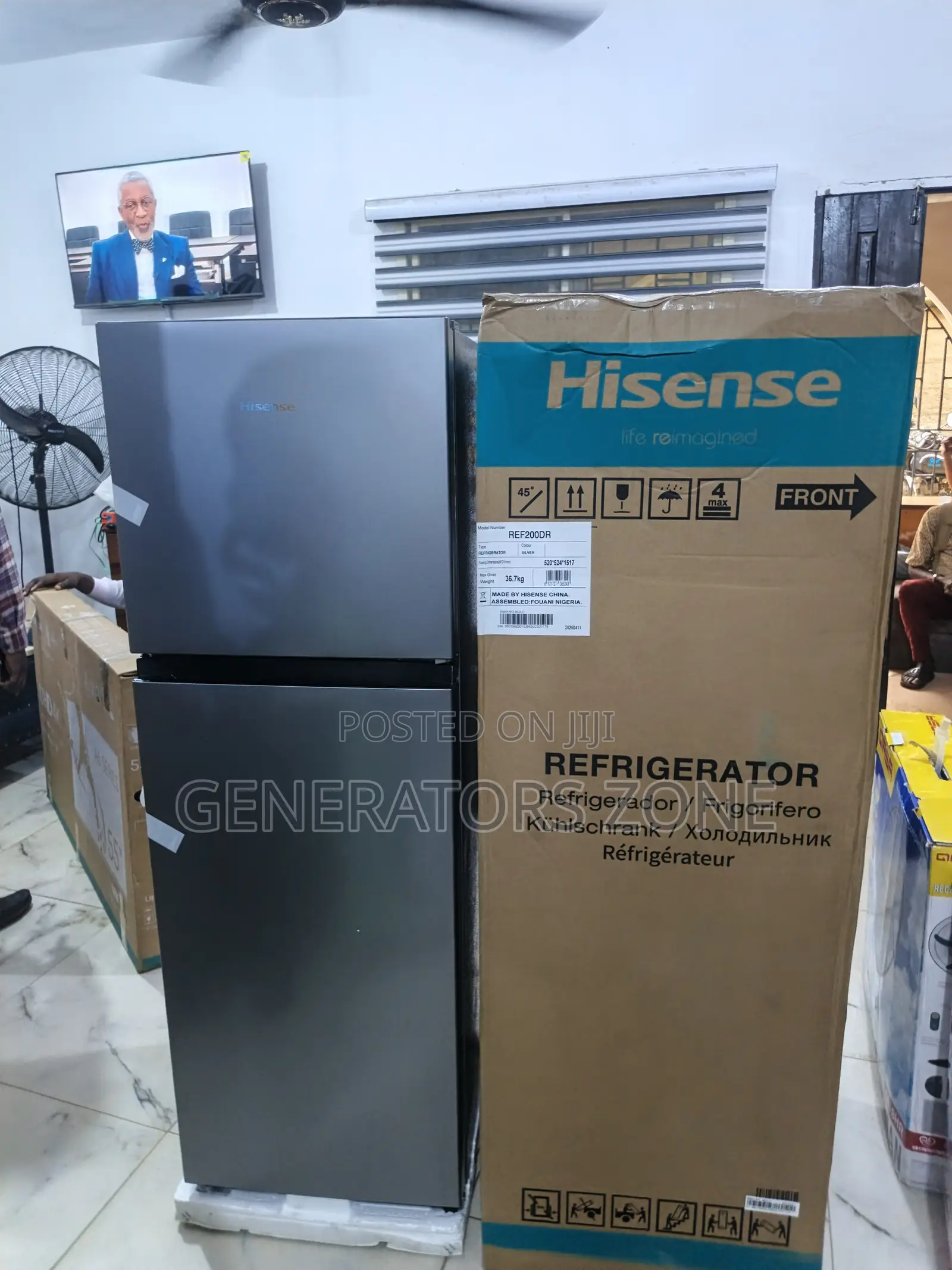 Compact Yet Spacious – Hisense 200dr 154l Refrigerator
