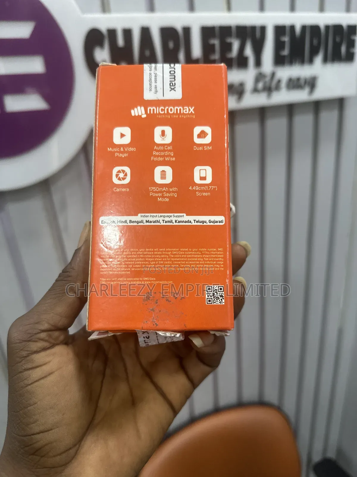 New Micromax X114 Blue