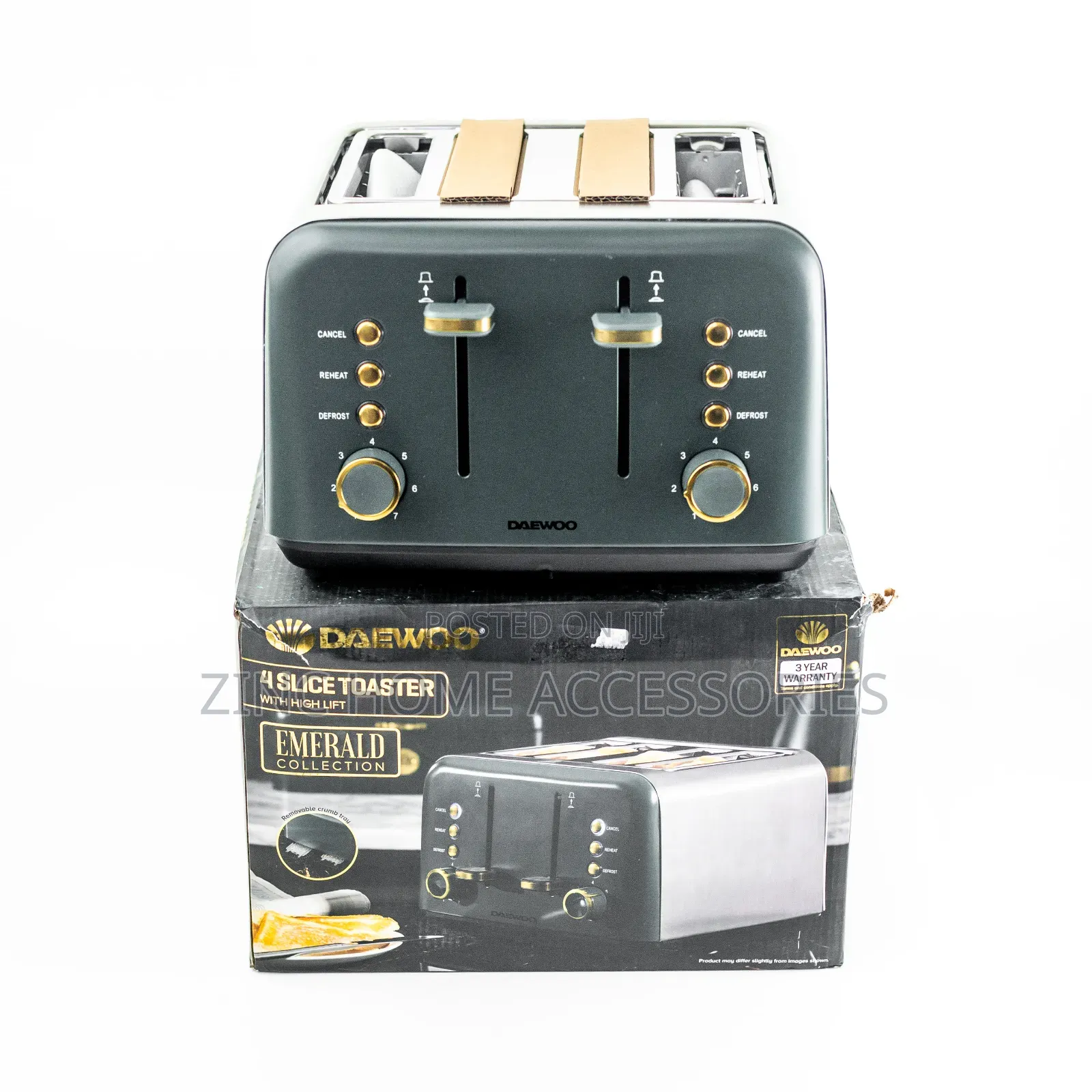 Daewoo 4 Slice Toaster and Kettle