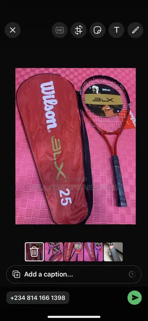 Wilson Tennis Racket All Sizes..