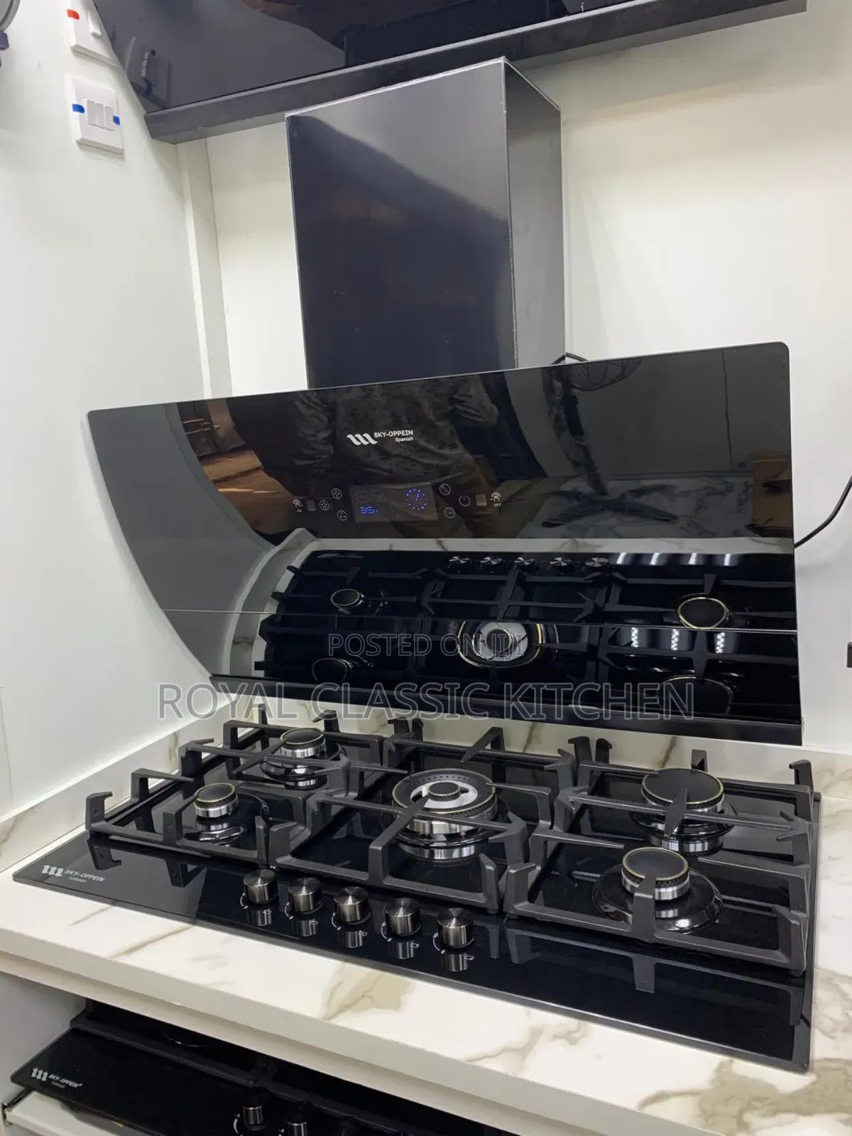 Built in Gas Hob and Range Hood