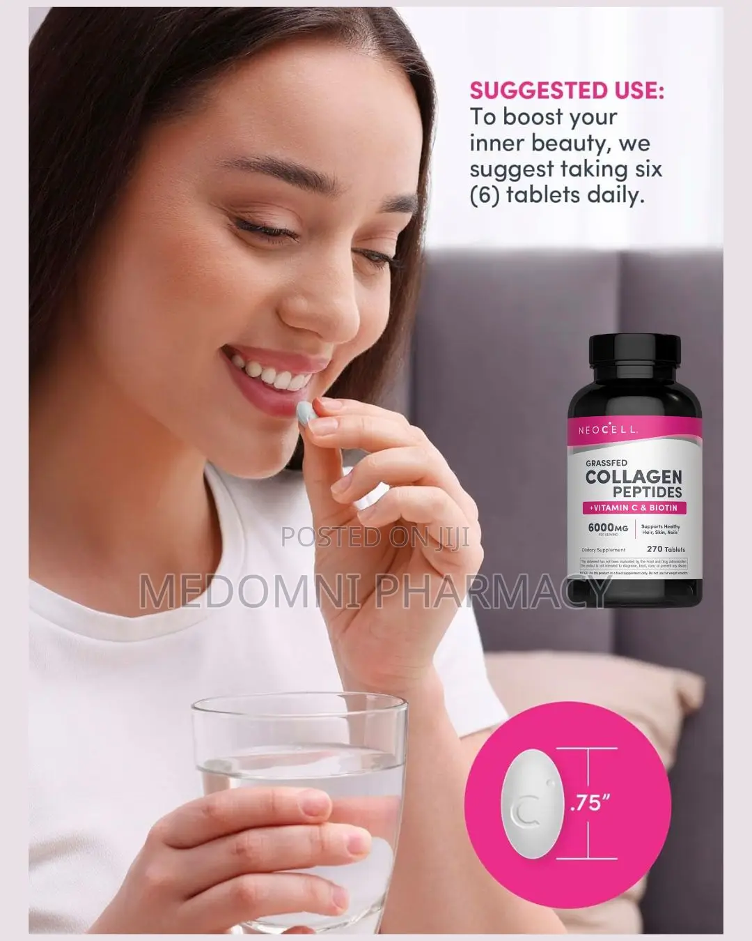 Neocell Collagen Peptides – 270 Tablets