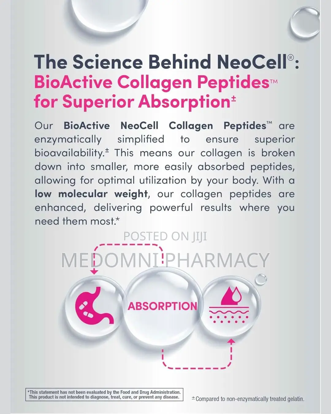 Neocell Collagen Peptides – 270 Tablets