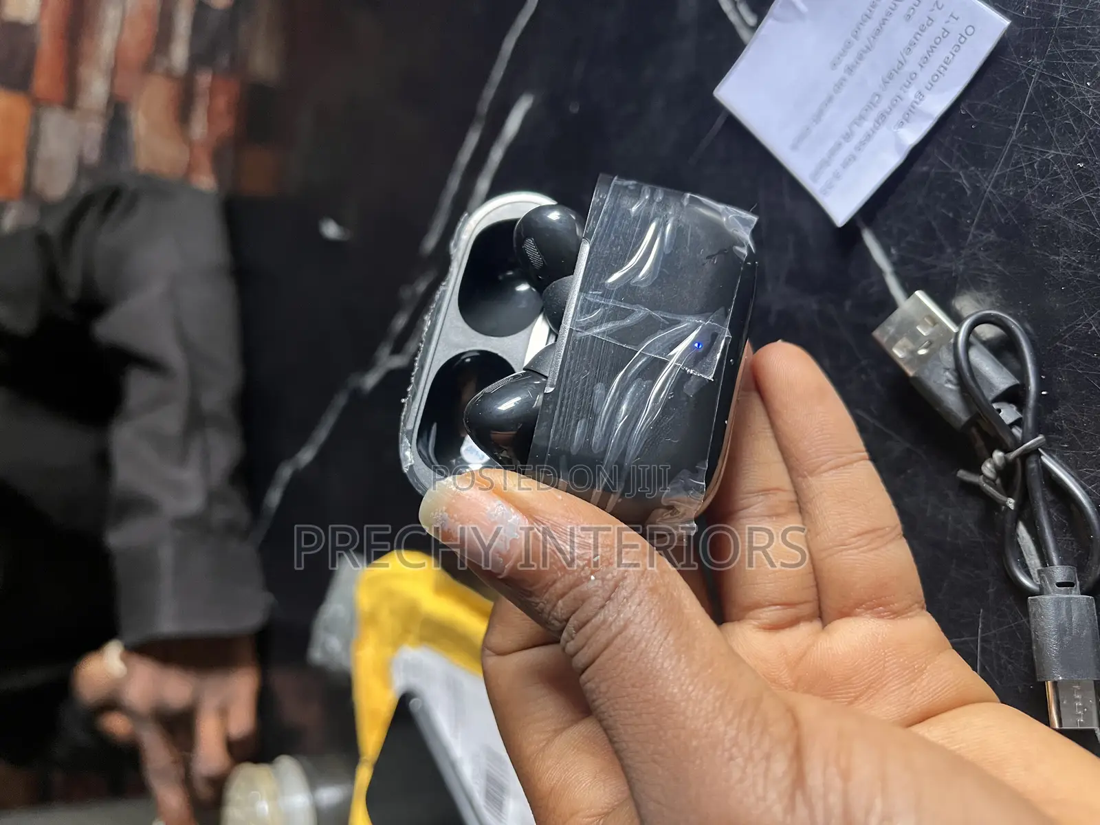 Black TWS Airpod