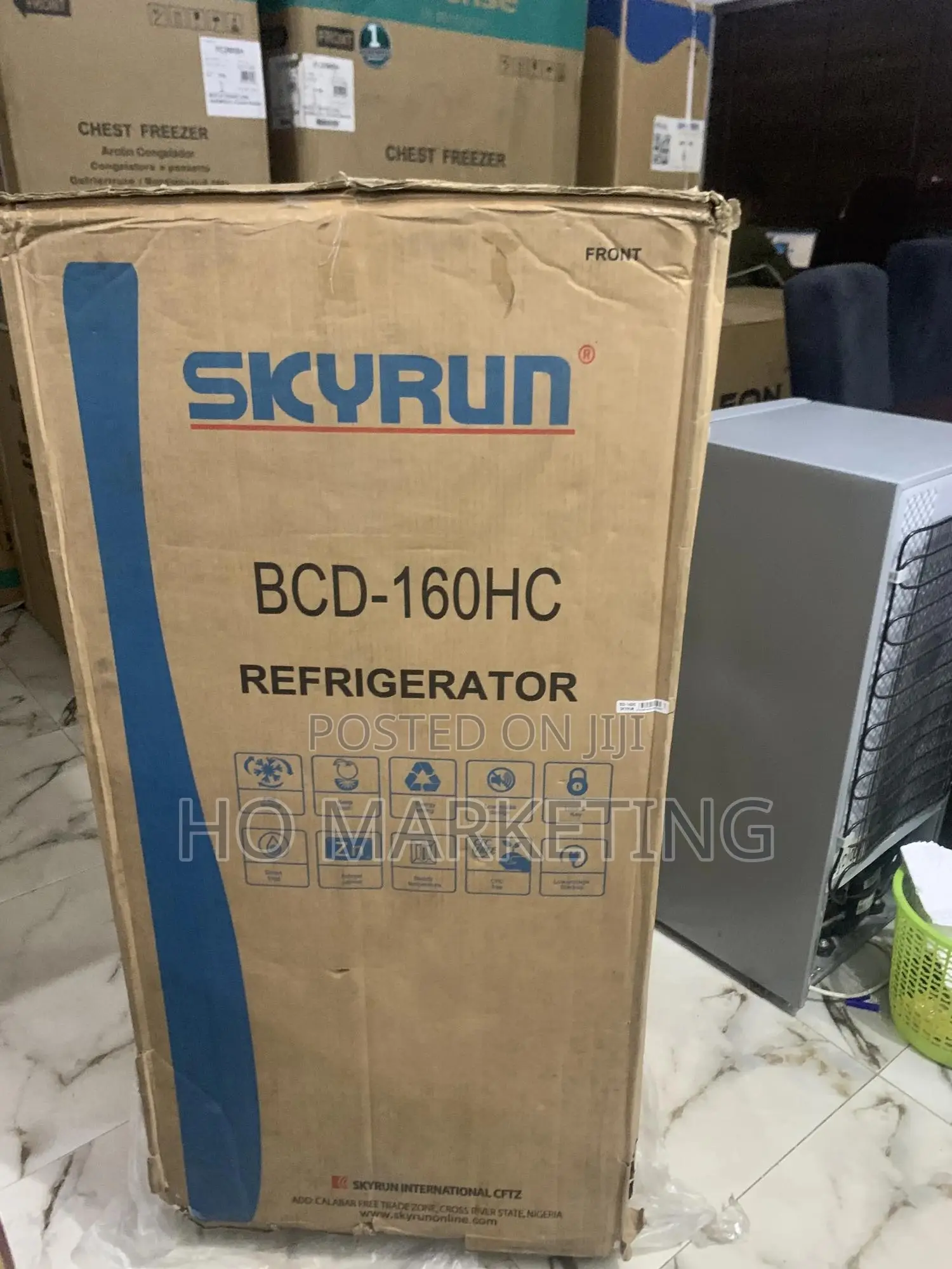 Skyrun Single Door Fridge – 160l Capacity