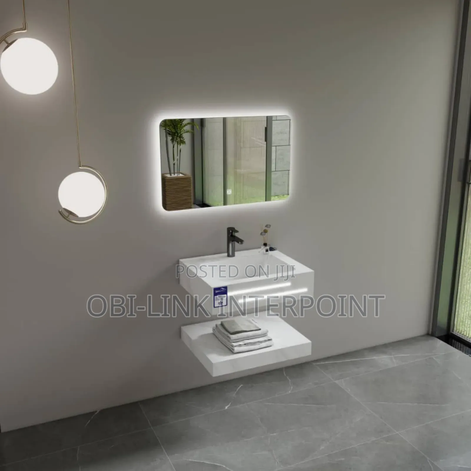 Cabinet Basin With Mirror