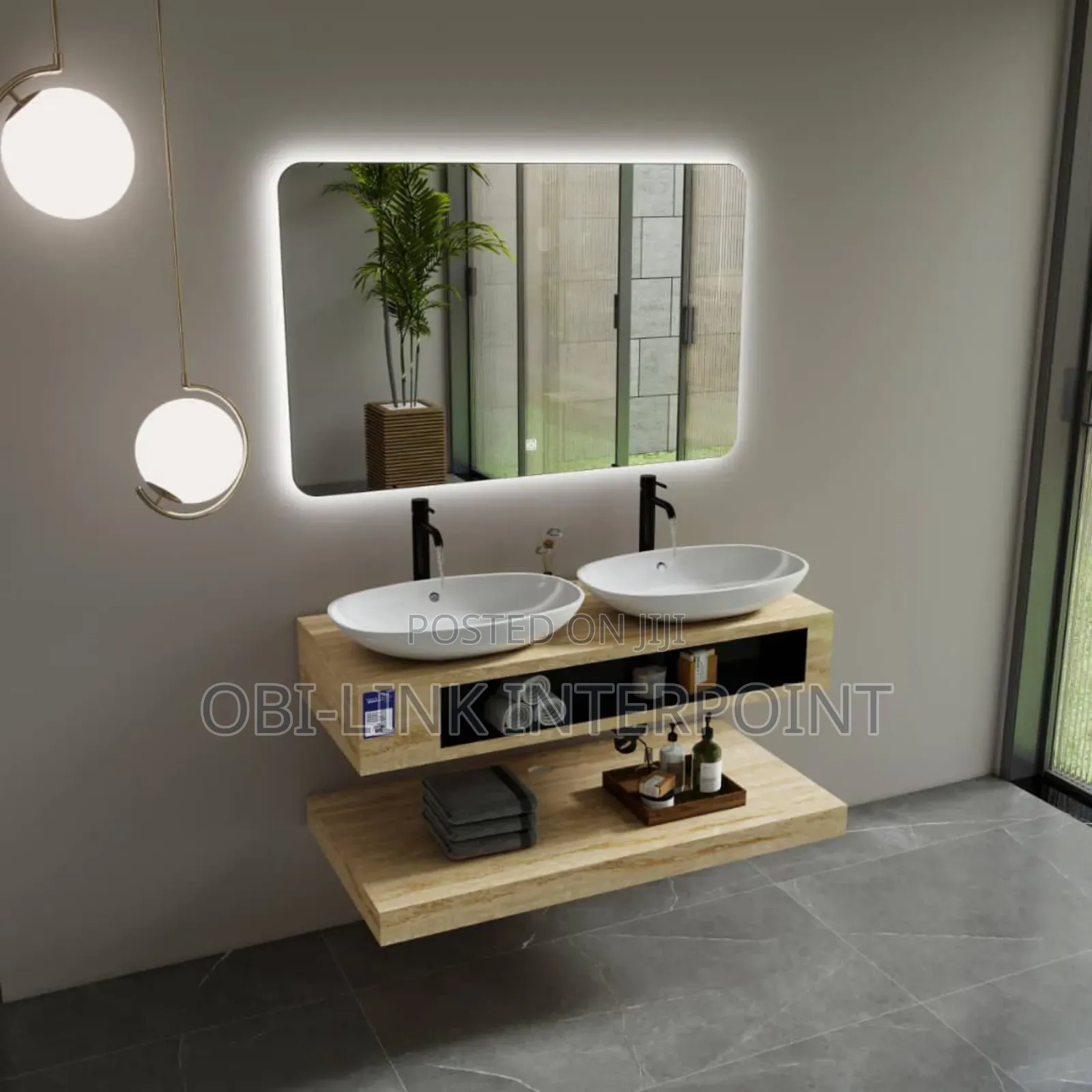 Marble Cabinet Basin
