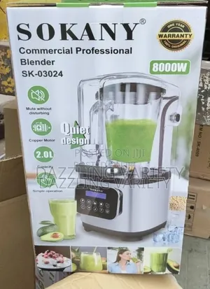 Sokany Heavyduty Soundproof Commercial/Professional Blender