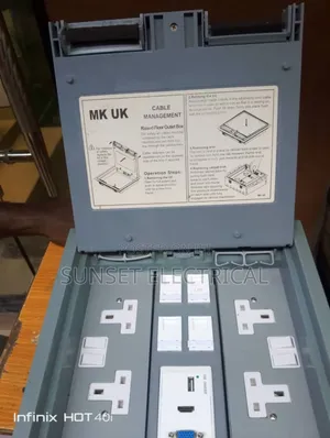 Floor Box With 2 Double Socket 4data,1hdmi,1usb,