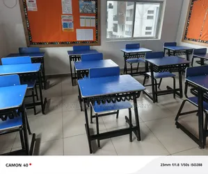 Single Desk and Seat Seperate