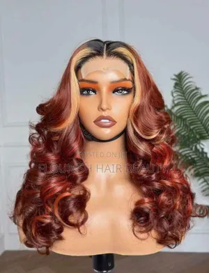 Spice Glow Ombre Body Wave With 5*5 Closure 18"