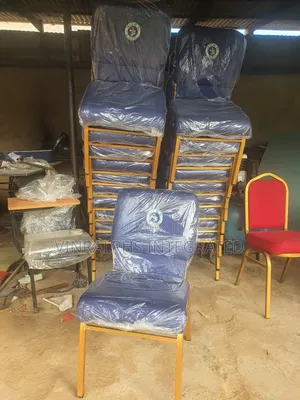 Golden Executive Church Chair With Logo
