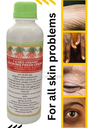 P and Oko Organic Looking Fresh Cream