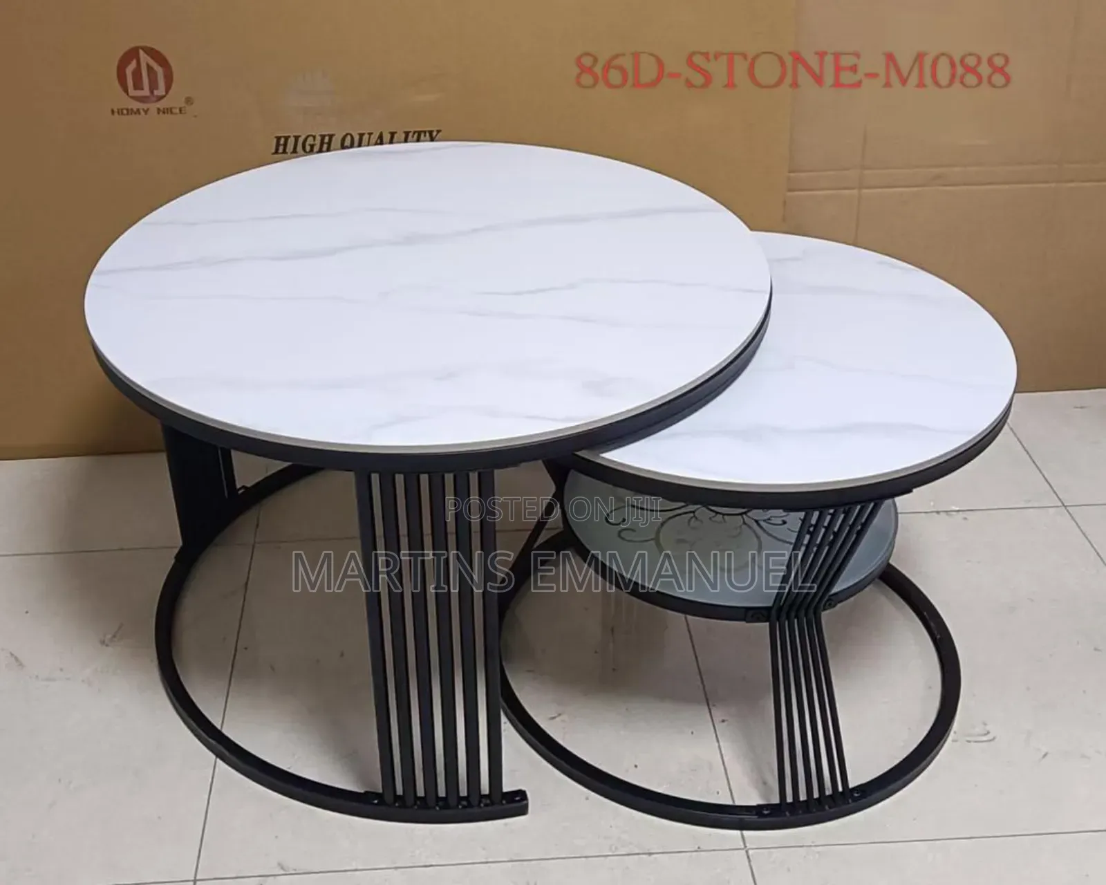 2 In 1 Marble Center Table